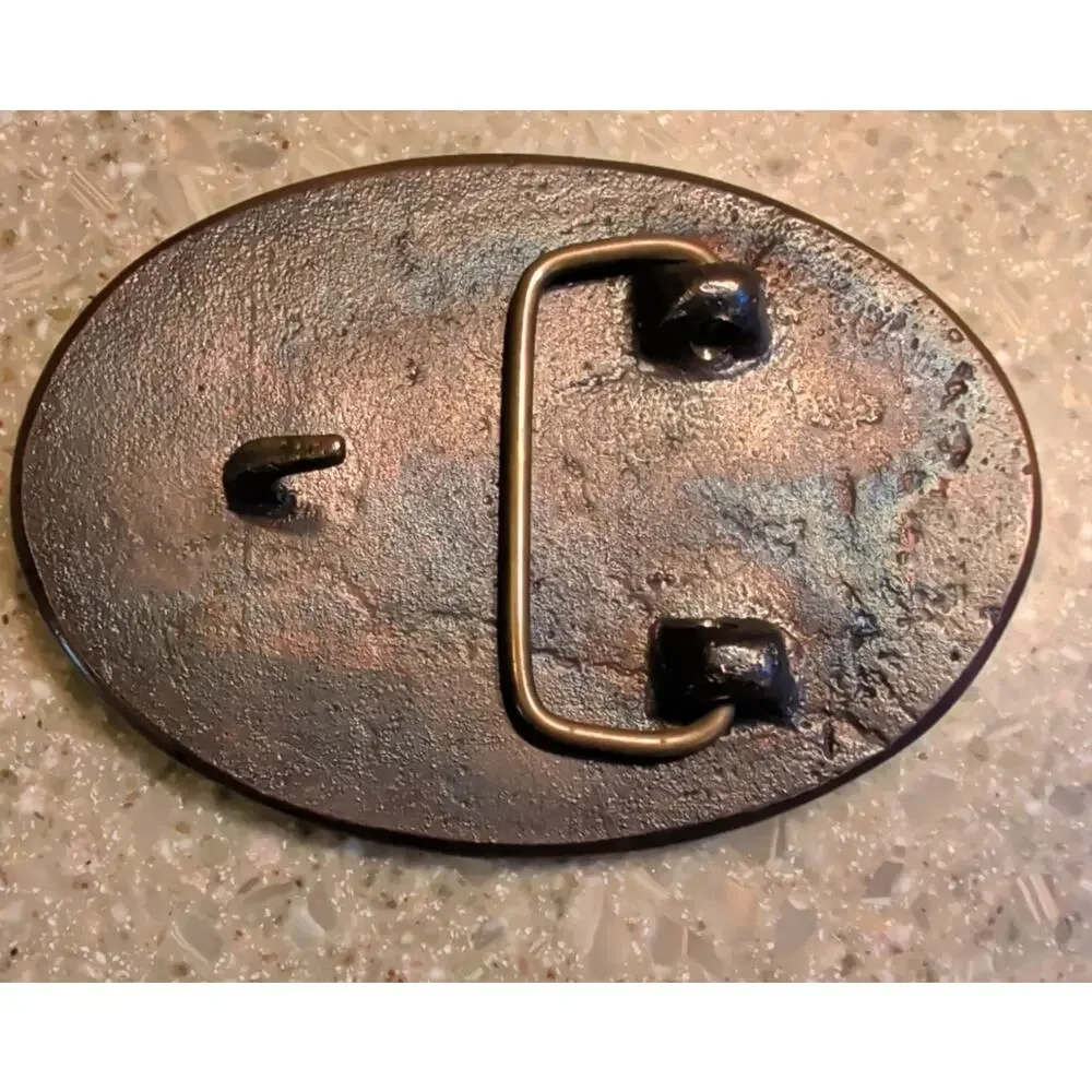 VTG Opryland Hotel Solid Brass Belt Buckle 3.25